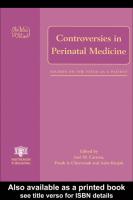 170 كتاب طبى فى مختلف التخصصات Controversies_in_perinatal_med